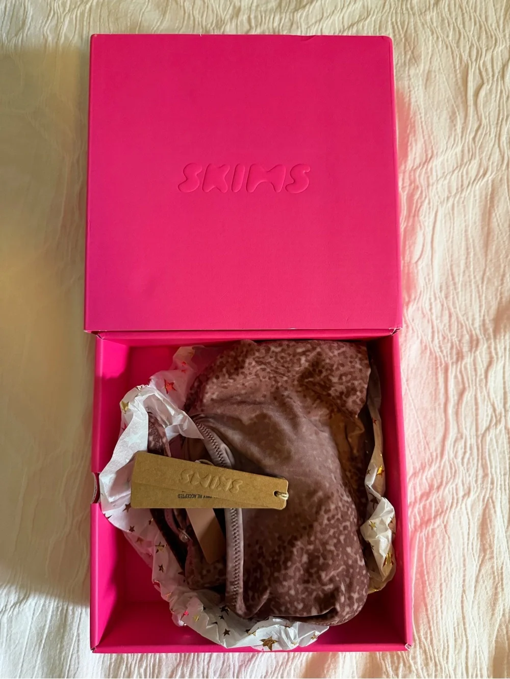 Skims Plunge One-Piece Swimsuit in Dusty Rose